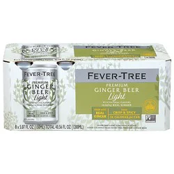 Fever Tree Ginger Beer Light 8-5.07fz - 8-5.07 Fz