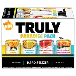 Truly Paradise Pack Hard Seltzer In Cans - 12-12 Fz
