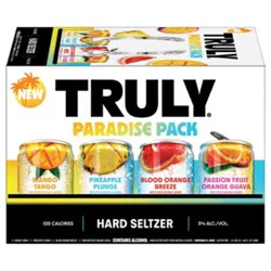 Truly Paradise Pack Hard Seltzer In Cans - 12-12 Fz