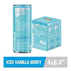 Red Bull Iced Vanilla Berry Sugar Free - 4 - 8.4 Fz