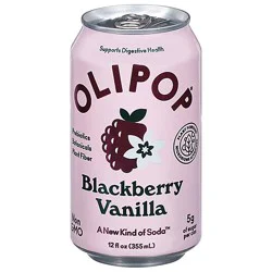 Olipop Soda Blackberry Vanilla - 12 Fz