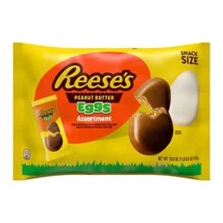 Reese's Assorted Flavored Peanut Butter Eggs Easter Candy Snack Size - 16.8 Oz