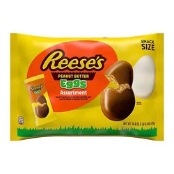 Reese's Assorted Flavored Peanut Butter Eggs Easter Candy Snack Size - 16.8 Oz