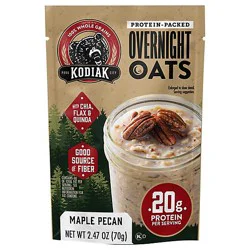 Kodiak Overnight Oats Maple Pecan - 2.47 Oz