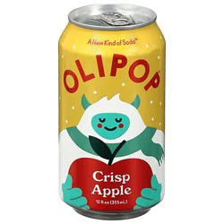Olipop Prebiotic Crisp Apple 12fz - 12 Fz