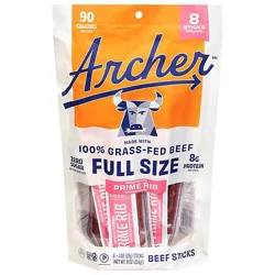 Archer Beef Sticks Prime Rib 8oz - 8 Oz