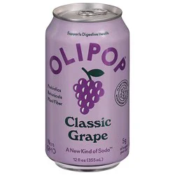 Olipop Prebiotic Grape 12fz - 12 Fz