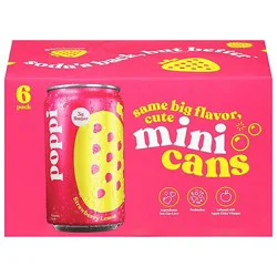 Poppi Strawberry Lemon 6-7.5fz - 6-7.5 Fz