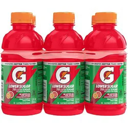 Gatorade Lower Sugar Electrolyte Sport Drink Fruit Punch - 6-12 Fl. Oz.