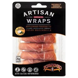 Formaggio Artisan Wraps Applewood Prosciutto - 4.3 Oz