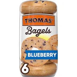 Thomas Blueberry Bagels 6 Count - 18 Oz