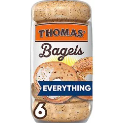 Thomas Everything Bagels 6 Count - 18 Oz