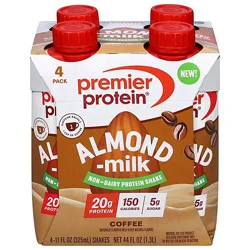 Premier Almond Protein Shake Coffee - 4-11fz