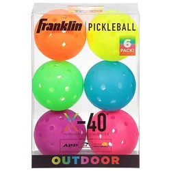 Frnk X40 Pickleballs Neon 6pk - Ea