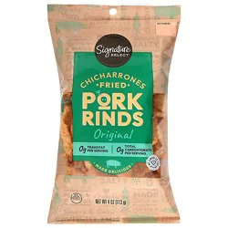 Signature Select Pork Rinds Original 4 Oz - 4 Oz