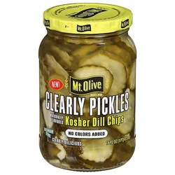 Mt Olive Kosher Dill Pickle Chips 16fz - 16 Fz