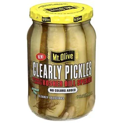 Mt Olive Kosher Dill Pickle Spears 16fz - 16 Fz