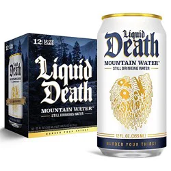 Liquid Death Still Mountain Water 12-12fz - 12-12 Fz