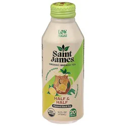 Saint James Organic Black Tea, Half & Half 16 Fz Bottle - 16 Fz