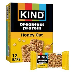 Kind Honey Oats Protein Breakfast Bars 6ct 1.76oz - 6 Ct