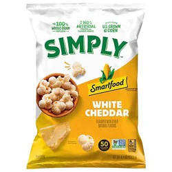 Smartfood Simply Popcorn White Cheddar 4.5 Oz - 4.5 Oz