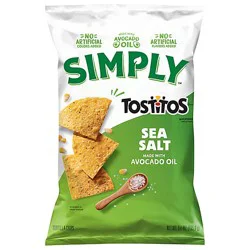 Tostitos Tortilla Chips Sea Salt And Avocado Oil, 5.5 Oz - 5.5 Oz