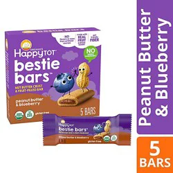 Happy Tot Gluten Free Tb Peanut Butter Blueberry Bars 5x.74oz - 3.7 Oz
