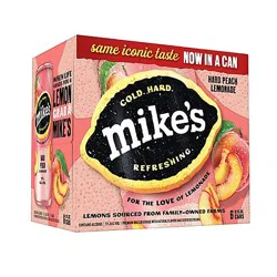Mikes Hard Peach Lemonade 6pk 12oz 5% In Cans - 6-12 Fz