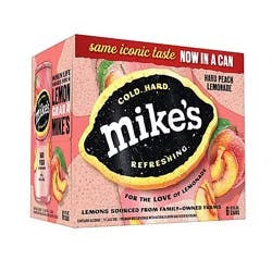 Mikes Hard Peach Lemonade 6pk 12oz 5% In Cans - 6-12 Fz