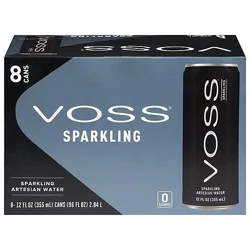 Voss Sparkling Water Artesian 8-12fz - 8-12fz