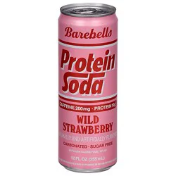 Barebells Energy Beverage Wild Strawberry - 12 Fz