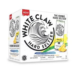 White Claw Hard Seltzer Pineapple Can - 6-12 Fz