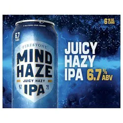 Firestone Mind Haze Ipa In Cans - 6-16 Fz