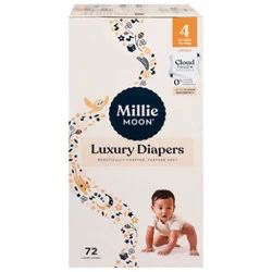Milli Moon Diapers Sz 4 - 72 Ct