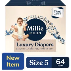 Millie Moon Luxury Diapers Size 5 64 Count - 64 Ct