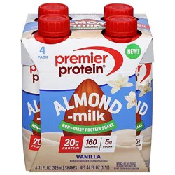Premier Protein Shake Almond Milk Vanilla 4-11fz - 4-11fz