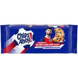 Chips Ahoy! Crunchy Red, White & Blue Chocolate Chip Cookies - 9.5 Oz