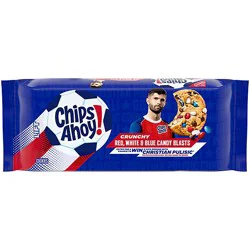 Chips Ahoy! Crunchy Red, White & Blue Chocolate Chip Cookies - 9.5 Oz