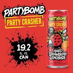 Deschutes Party Bomb Party Crasher Hard Strawberry Lemonade Can - 19.2 Fz
