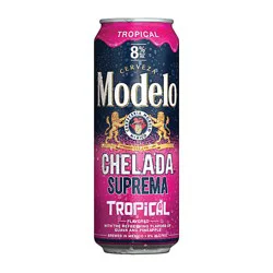 Modelo Chelada Suprema Tropical Mexican Import Flavored Beer In Cans - 24 Fz