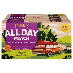 Founders All Day Peach Ipa In Cans - 15-12 Fz