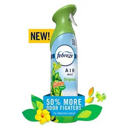 Febreze Air Mist Air Freshener, Original Gain Scent - 8.1 Oz. - 8.1 Oz