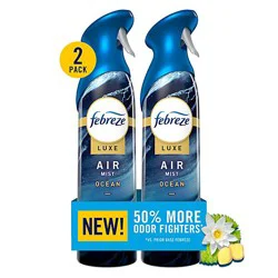 Febreze Air Mist Luxe Ocean 2-8.1oz - 2-8.1 Oz