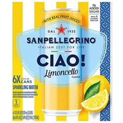 S Pellegrino Ciao Limoncello 6-330ml - 6-330 Ml