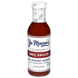 Yo Mamas Foods Bbq Sauce Hickory - 14 Oz