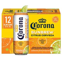 Corona Sunbrew Beer In Cans - 12-12 Fz
