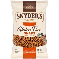 Snyders Of Hanover Gluten Free Snaps Pretzels 8 Oz Bag - 8 Oz