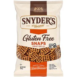 Snyders Of Hanover Gluten Free Snaps Pretzels 8 Oz Bag - 8 Oz
