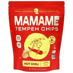 Mamame Tempeh Chips Hot Chili 3.5oz - 3.5 Oz