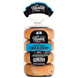 Rustick Oven Lemon Blueberry Bagels - 17 Oz